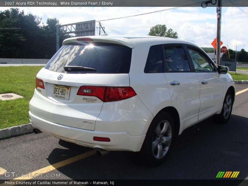 White Diamond Pearl / Ebony 2007 Acura RDX Technology