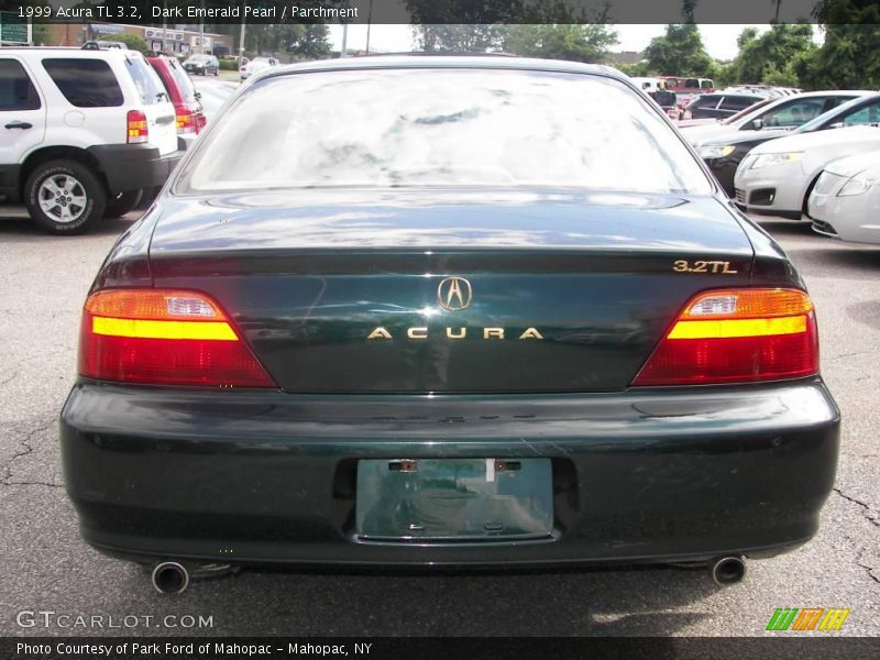 Dark Emerald Pearl / Parchment 1999 Acura TL 3.2