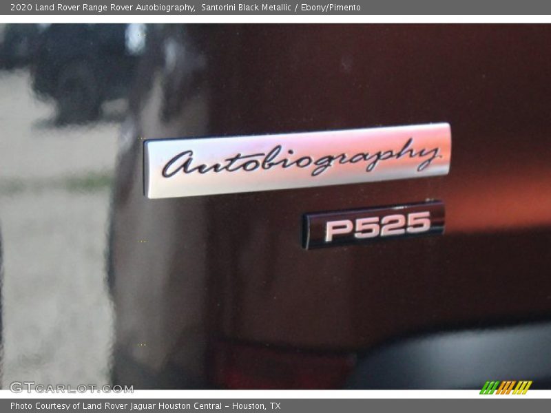 Santorini Black Metallic / Ebony/Pimento 2020 Land Rover Range Rover Autobiography