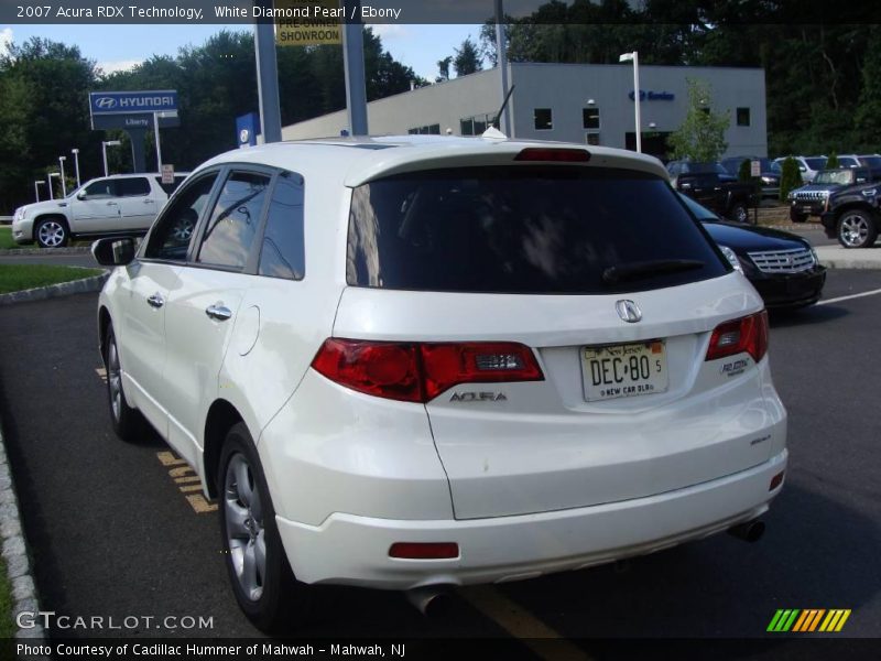 White Diamond Pearl / Ebony 2007 Acura RDX Technology
