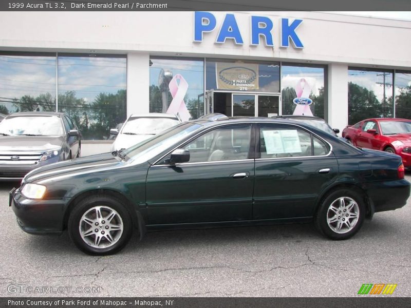 Dark Emerald Pearl / Parchment 1999 Acura TL 3.2