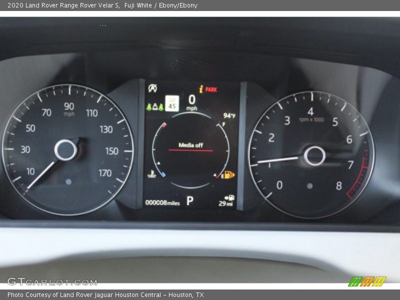 Fuji White / Ebony/Ebony 2020 Land Rover Range Rover Velar S