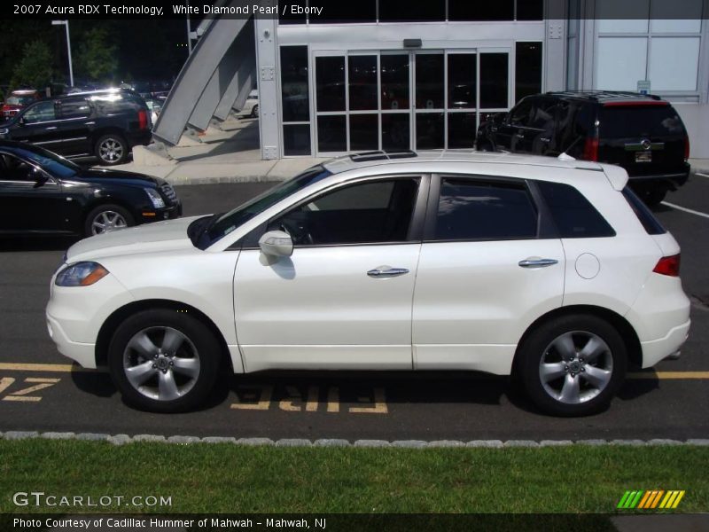 White Diamond Pearl / Ebony 2007 Acura RDX Technology
