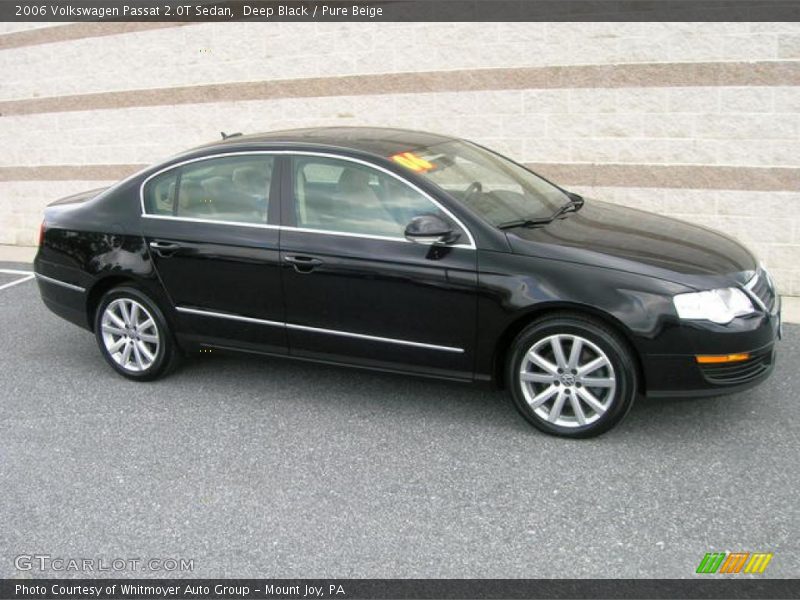 Deep Black / Pure Beige 2006 Volkswagen Passat 2.0T Sedan