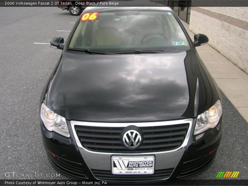 Deep Black / Pure Beige 2006 Volkswagen Passat 2.0T Sedan