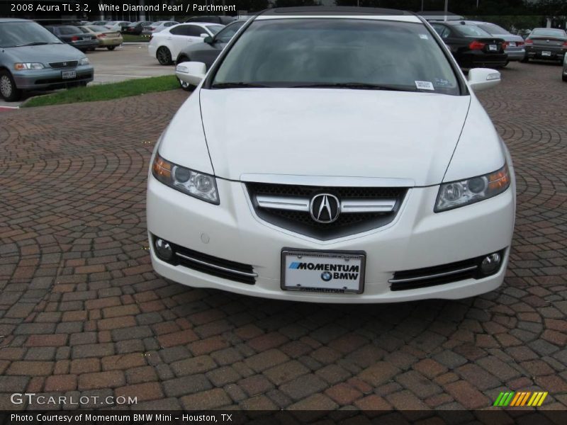 White Diamond Pearl / Parchment 2008 Acura TL 3.2
