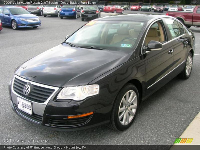 Deep Black / Pure Beige 2006 Volkswagen Passat 2.0T Sedan