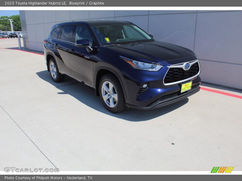 Blueprint / Graphite 2020 Toyota Highlander Hybrid LE