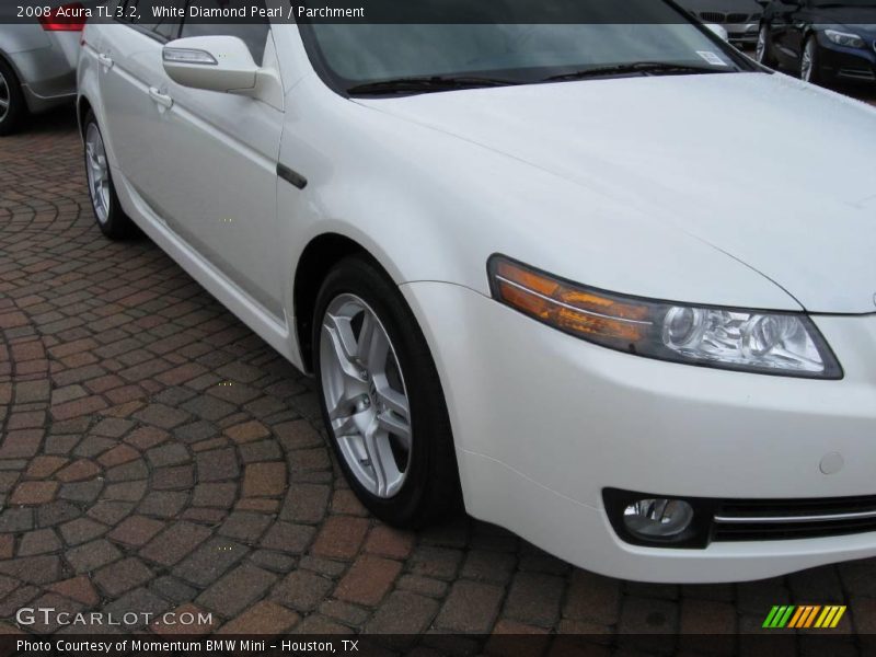 White Diamond Pearl / Parchment 2008 Acura TL 3.2