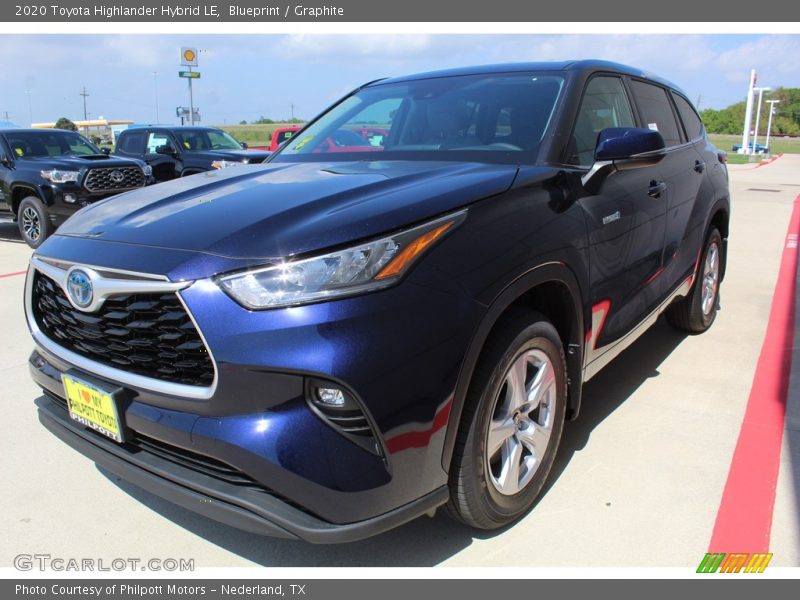 Blueprint / Graphite 2020 Toyota Highlander Hybrid LE