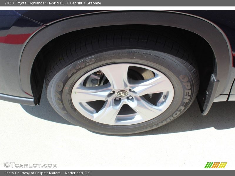 Blueprint / Graphite 2020 Toyota Highlander Hybrid LE
