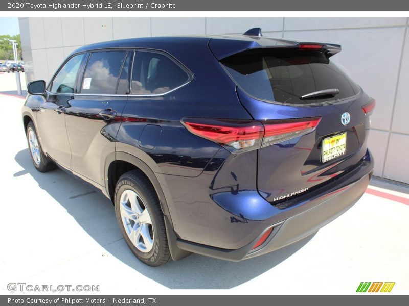 Blueprint / Graphite 2020 Toyota Highlander Hybrid LE