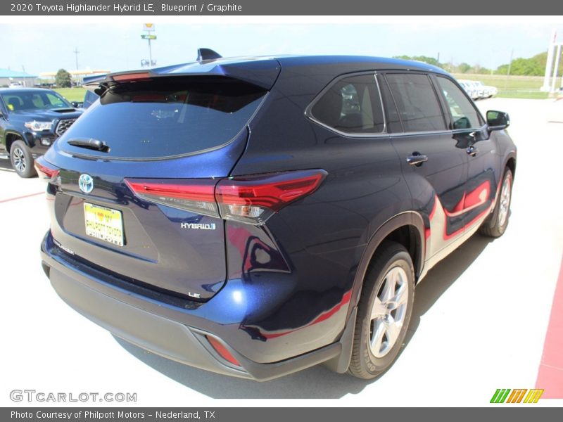 Blueprint / Graphite 2020 Toyota Highlander Hybrid LE