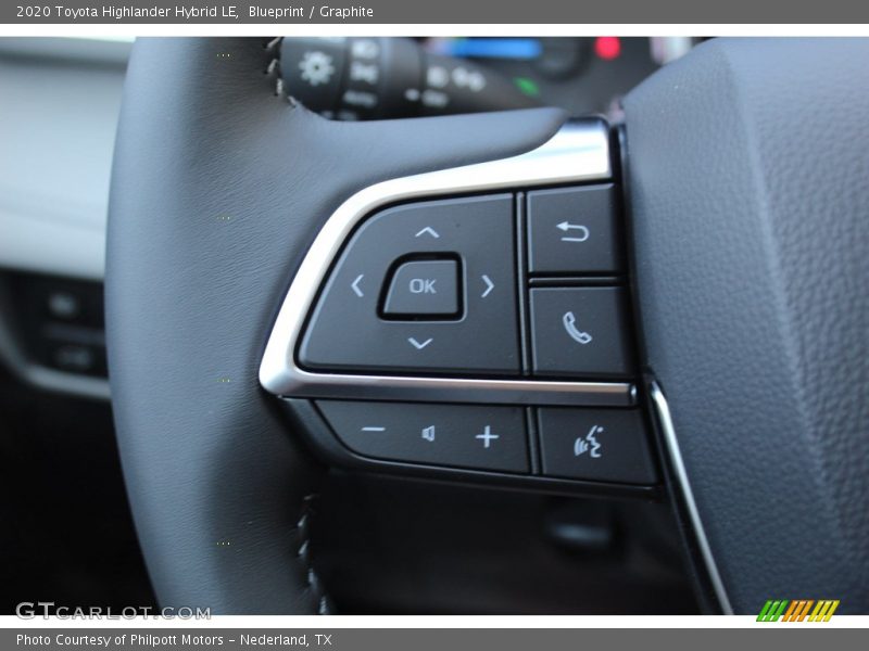 Blueprint / Graphite 2020 Toyota Highlander Hybrid LE