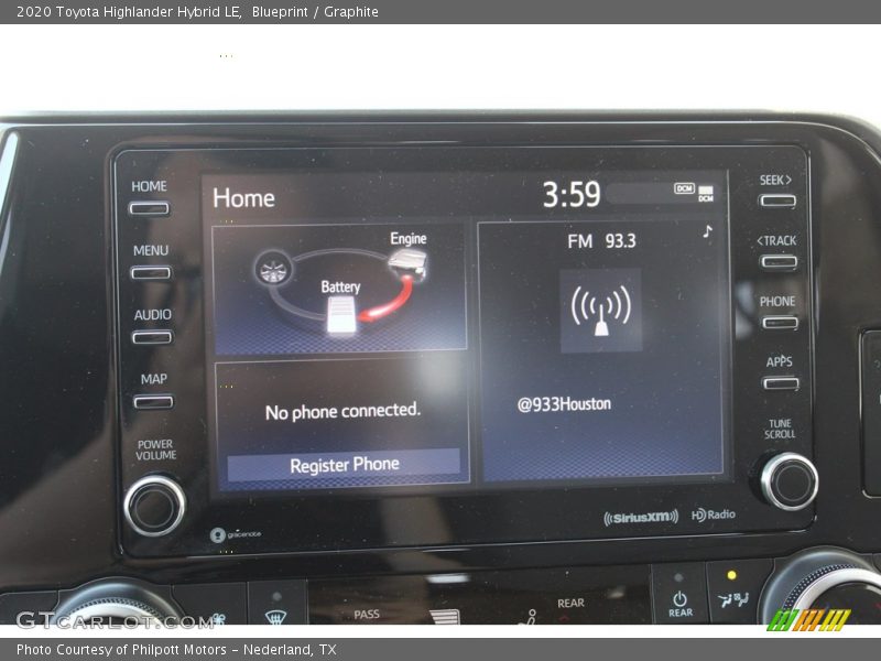 Blueprint / Graphite 2020 Toyota Highlander Hybrid LE