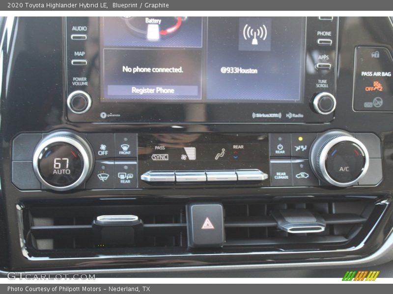 Blueprint / Graphite 2020 Toyota Highlander Hybrid LE