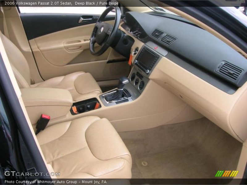 Deep Black / Pure Beige 2006 Volkswagen Passat 2.0T Sedan