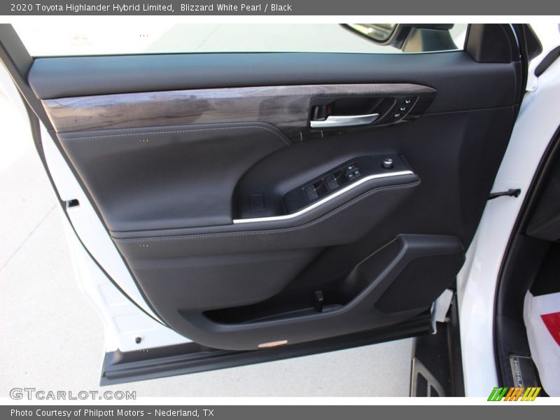 Blizzard White Pearl / Black 2020 Toyota Highlander Hybrid Limited