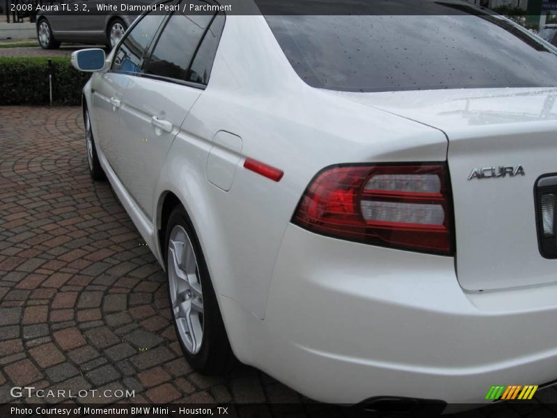 White Diamond Pearl / Parchment 2008 Acura TL 3.2