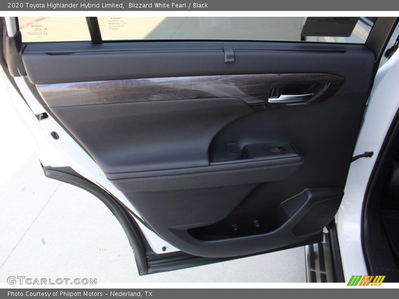 Blizzard White Pearl / Black 2020 Toyota Highlander Hybrid Limited