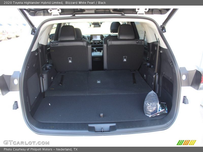 Blizzard White Pearl / Black 2020 Toyota Highlander Hybrid Limited