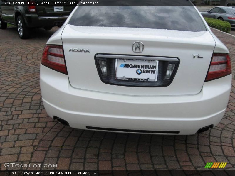 White Diamond Pearl / Parchment 2008 Acura TL 3.2