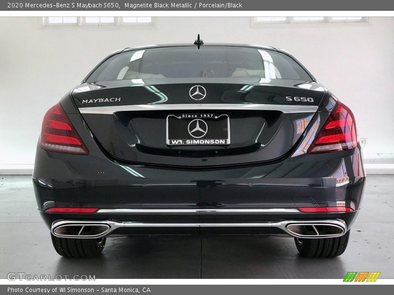 Magnetite Black Metallic / Porcelain/Black 2020 Mercedes-Benz S Maybach S650