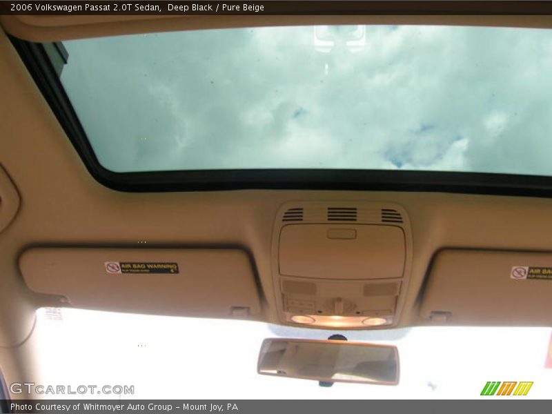 Deep Black / Pure Beige 2006 Volkswagen Passat 2.0T Sedan