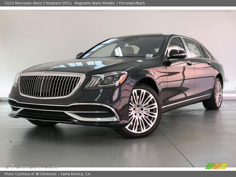 Magnetite Black Metallic / Porcelain/Black 2020 Mercedes-Benz S Maybach S650