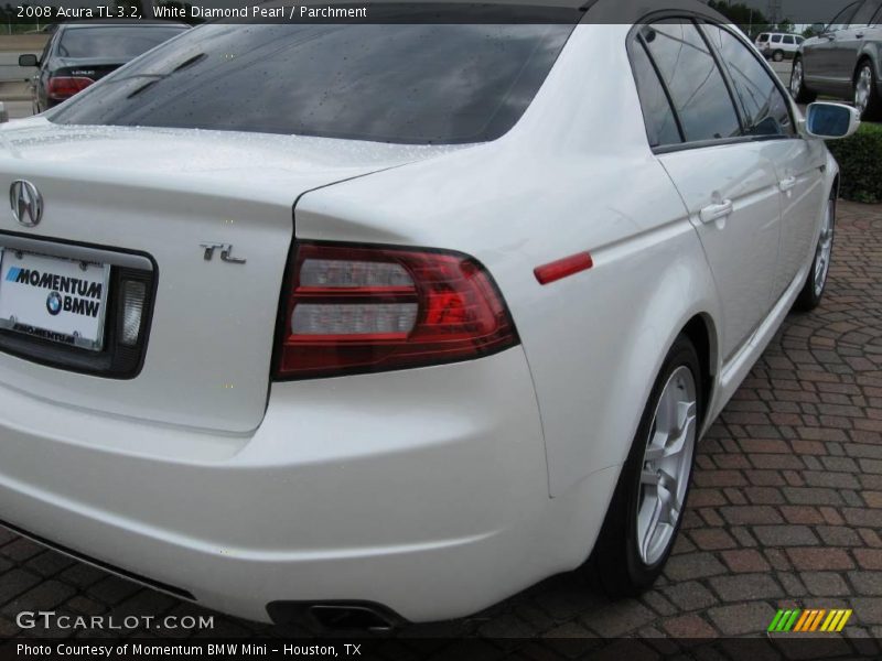 White Diamond Pearl / Parchment 2008 Acura TL 3.2