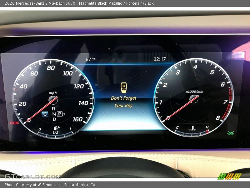 Magnetite Black Metallic / Porcelain/Black 2020 Mercedes-Benz S Maybach S650