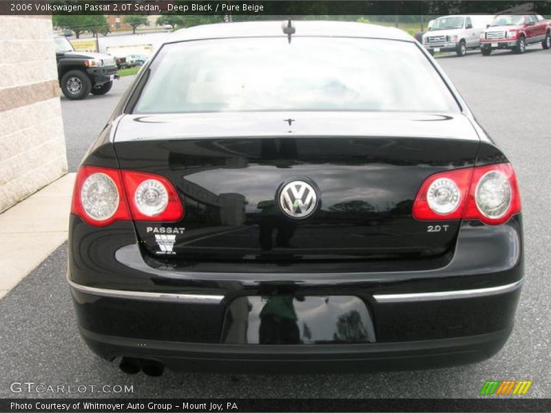 Deep Black / Pure Beige 2006 Volkswagen Passat 2.0T Sedan
