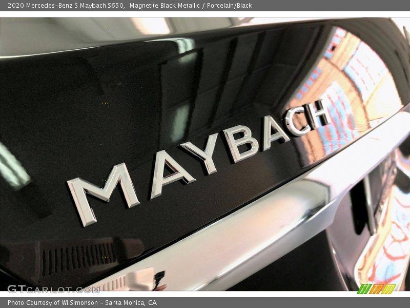 Magnetite Black Metallic / Porcelain/Black 2020 Mercedes-Benz S Maybach S650