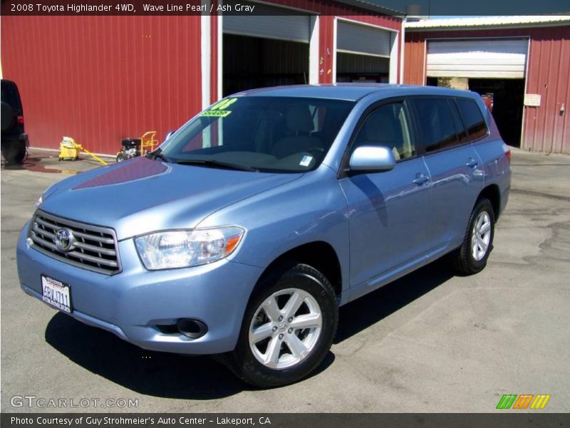 Wave Line Pearl / Ash Gray 2008 Toyota Highlander 4WD