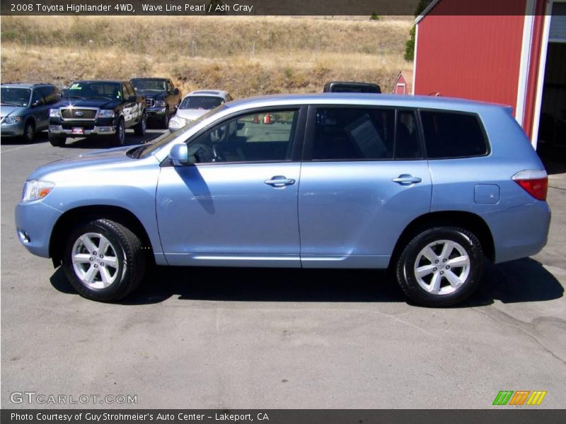 Wave Line Pearl / Ash Gray 2008 Toyota Highlander 4WD