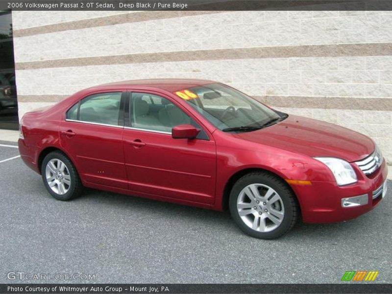 Deep Black / Pure Beige 2006 Volkswagen Passat 2.0T Sedan