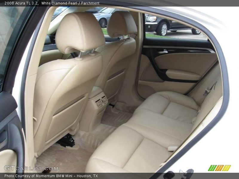 White Diamond Pearl / Parchment 2008 Acura TL 3.2