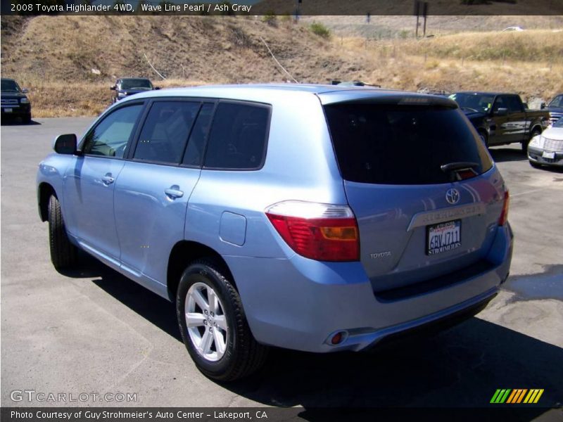 Wave Line Pearl / Ash Gray 2008 Toyota Highlander 4WD
