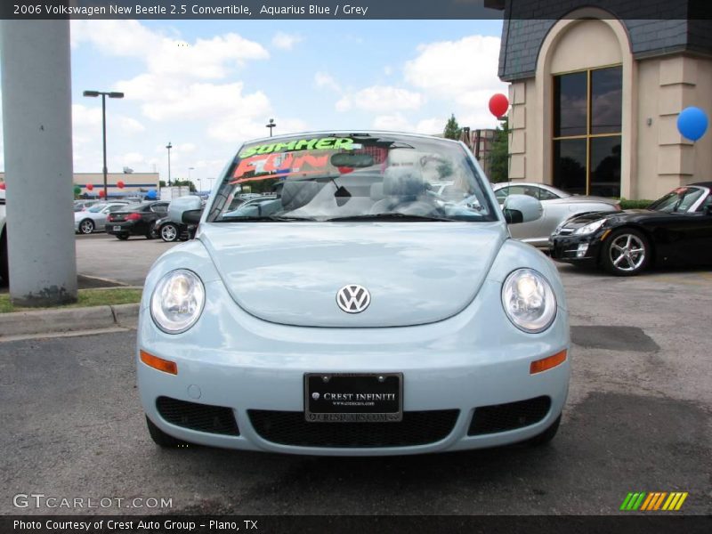 Aquarius Blue / Grey 2006 Volkswagen New Beetle 2.5 Convertible