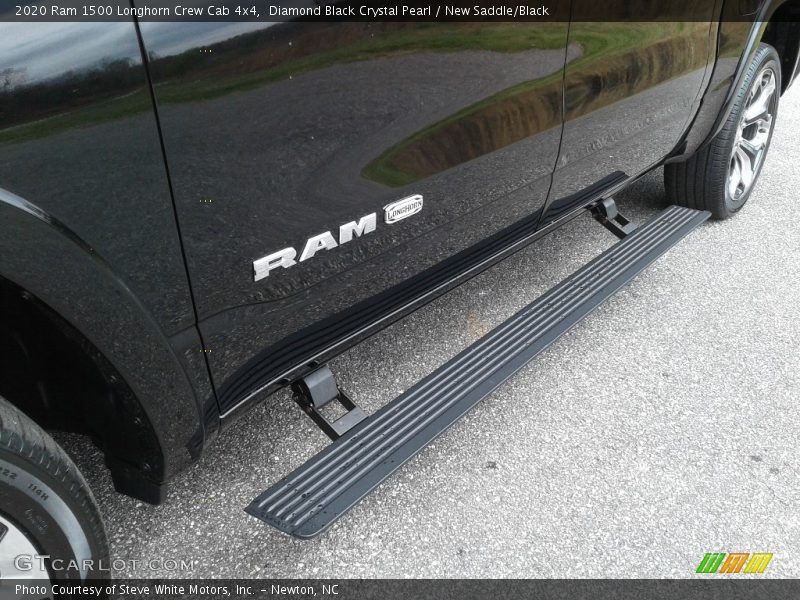 Diamond Black Crystal Pearl / New Saddle/Black 2020 Ram 1500 Longhorn Crew Cab 4x4