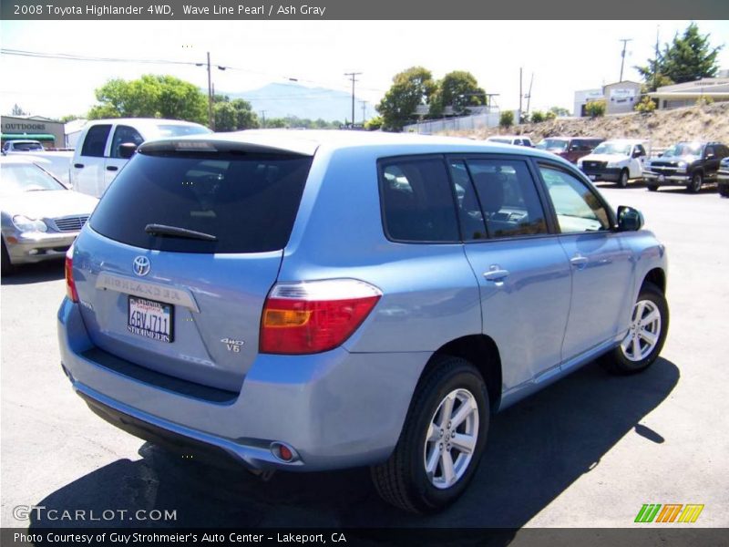 Wave Line Pearl / Ash Gray 2008 Toyota Highlander 4WD