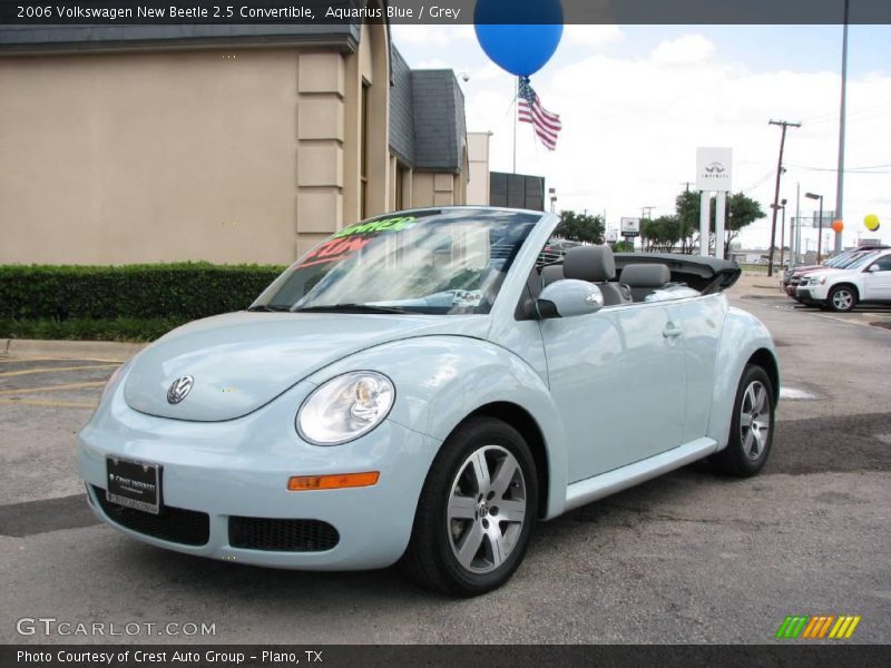 Aquarius Blue / Grey 2006 Volkswagen New Beetle 2.5 Convertible