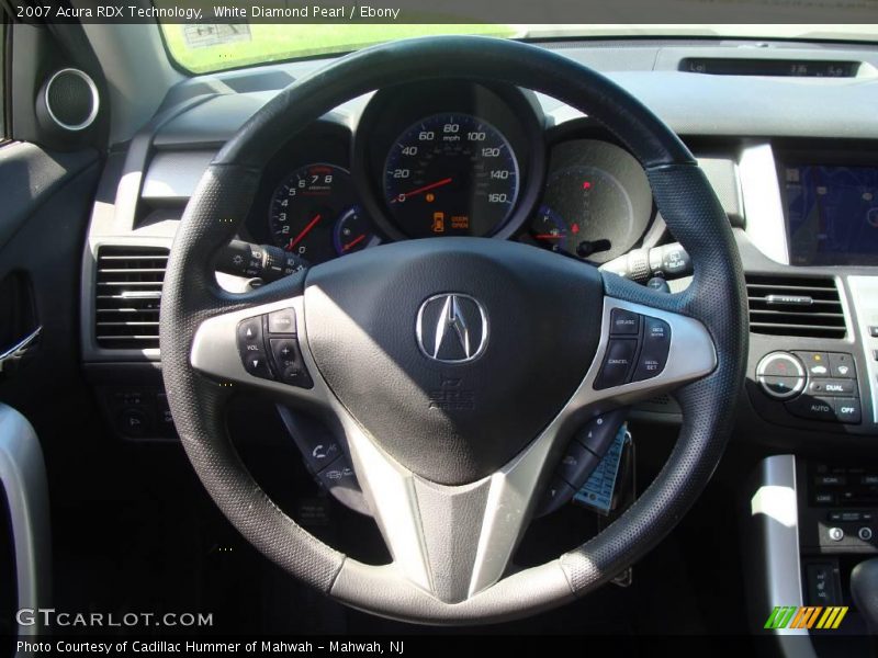 White Diamond Pearl / Ebony 2007 Acura RDX Technology