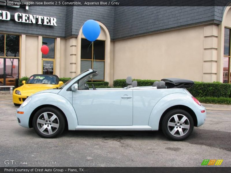 Aquarius Blue / Grey 2006 Volkswagen New Beetle 2.5 Convertible