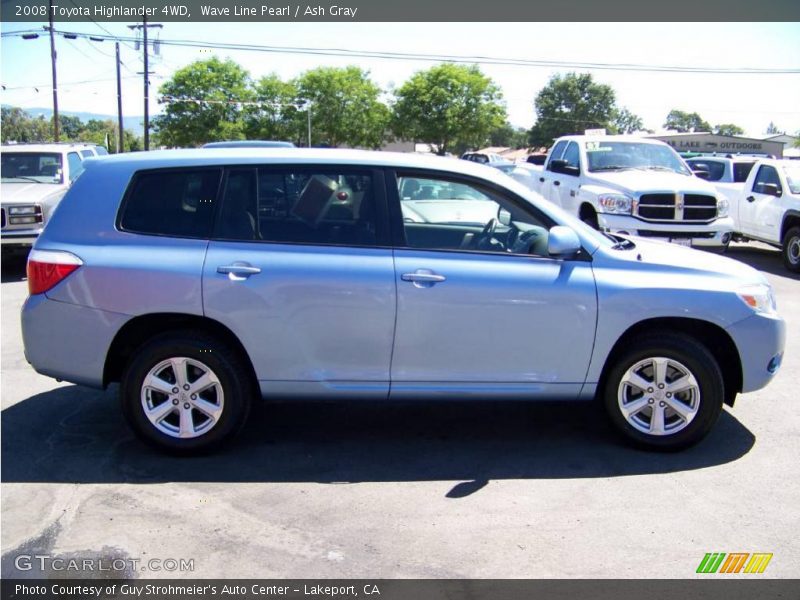 Wave Line Pearl / Ash Gray 2008 Toyota Highlander 4WD