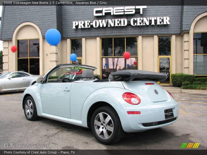 Aquarius Blue / Grey 2006 Volkswagen New Beetle 2.5 Convertible