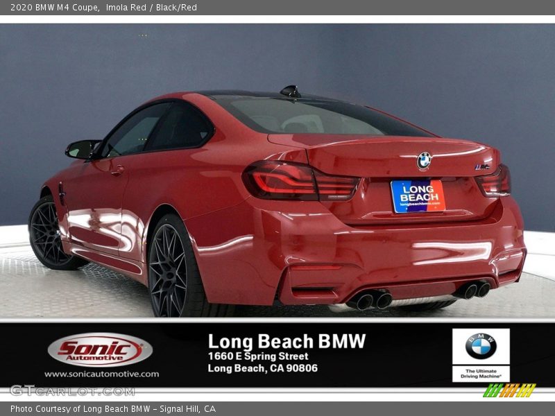 Imola Red / Black/Red 2020 BMW M4 Coupe