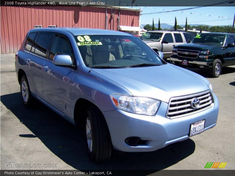 Wave Line Pearl / Ash Gray 2008 Toyota Highlander 4WD