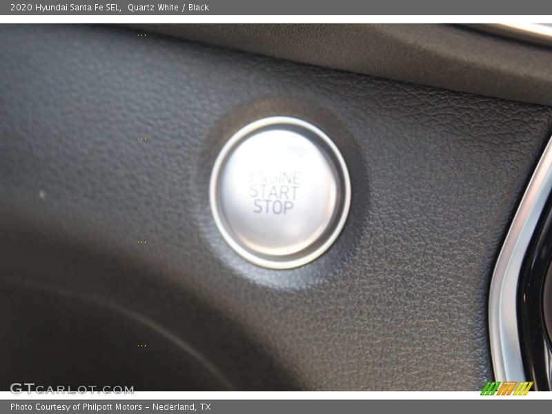 Quartz White / Black 2020 Hyundai Santa Fe SEL