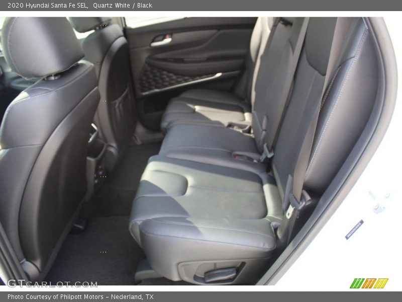 Quartz White / Black 2020 Hyundai Santa Fe SEL